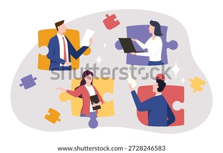 Team Collaboration Through Puzzle-Piece Synergy