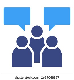 Elemento De Ícone De Comunicação De Equipe Para Design