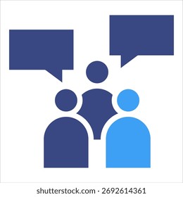 Elemento de icono de comunicación de Equipo para diseño