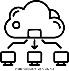 IT team conducting cloud network performance testing with copy space concept as A candid photograph of an IT team performing performance tests on a cloud network using specialized