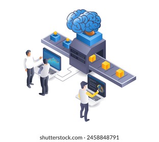 The team created artificial intelligence with machines