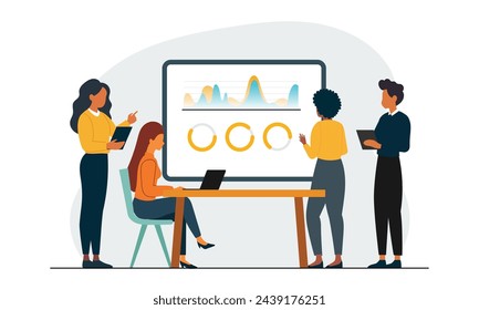 Un equipo de profesionales dedicados analiza meticulosamente los datos para obtener información procesable para la toma de decisiones estratégicas