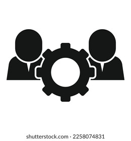 Team development icon simple vector. Eco agenda. Global nations