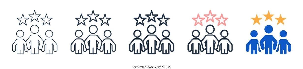 Equipo de diferentes iconos de estilo conjunto de Ilustración vectorial.