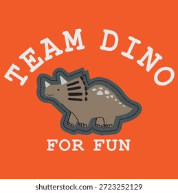 Team Dino für lustiges neues Design
