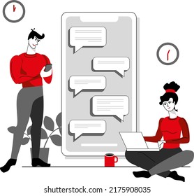 
El equipo discute el plan de negocios de su proyecto