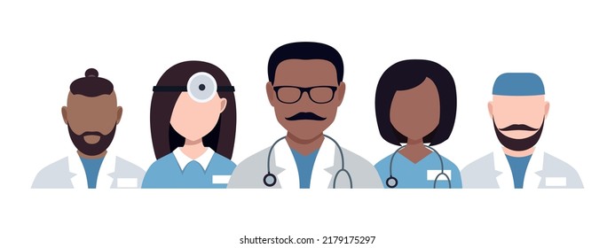A team of doctors led by a man.
