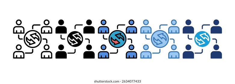 Elemento Ícone Do Team Dynamics Para Design