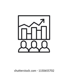 Team Efficiency Modern Simple Vector Icon