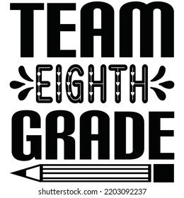 team eighth grade t shirt design