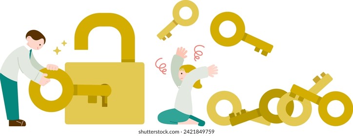 A team of IT engineers to unlock the locks