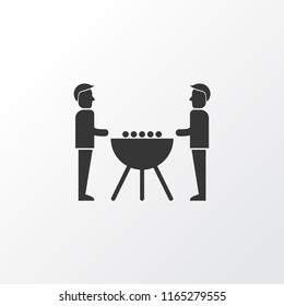 Team entertainment icon symbol. Premium quality isolated foosball element in trendy style.