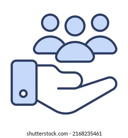 team Finance Related Vector Line Icon. Editable Stroke Pixel Perfect.
