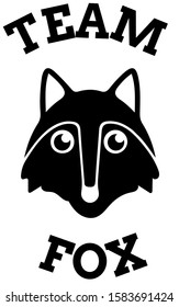 Team Fox Animal Mascot Vector Art