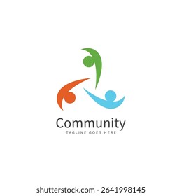 Team friend group people logo icon