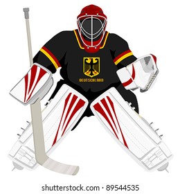 Team Germany hockey goalie