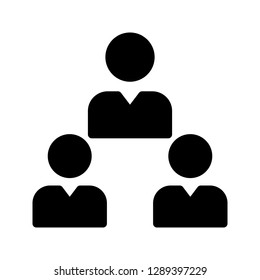 team glyph icon