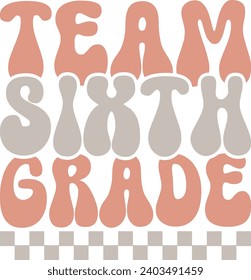 team grade retro design and digital download