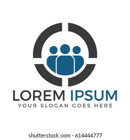 Team and Group business vector logo.