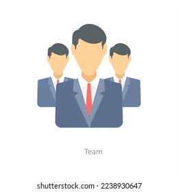 Team and group icon concept