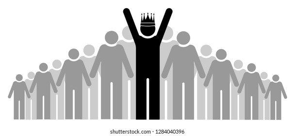Team or team. A group of people and its leader or boss.