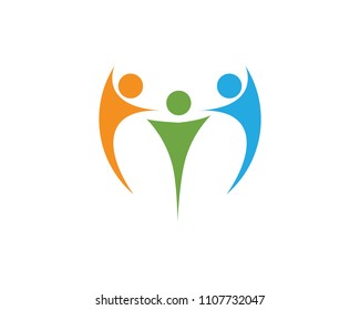 team, group people logo