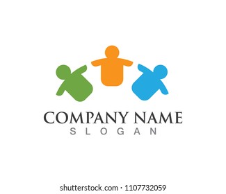 team, group people logo
