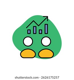 Team Growth Icon vector stock illustration