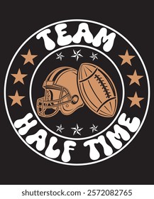 Team Halftime Super Bowl T-Shirt Design