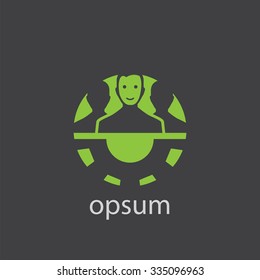 team help cut identity template icon design element