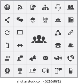 team icon. communication icons universal set for web and mobile