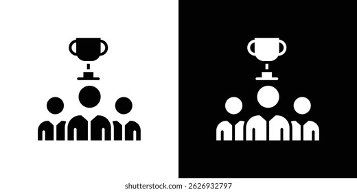 Team-Icon-Konzept, Vektorgrafik