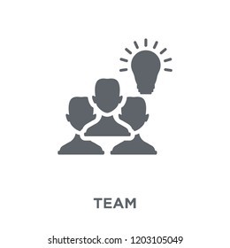 Team icon. Team design concept from  collection. Simple element vector illustration on white background.