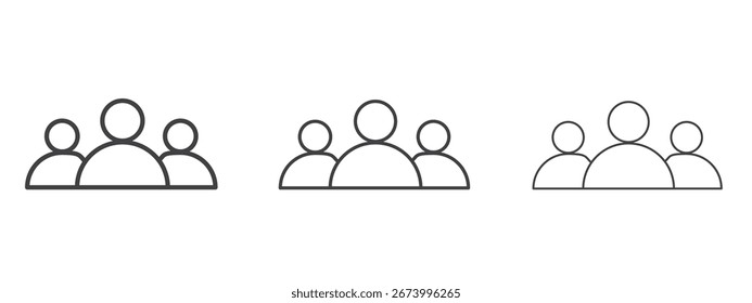 Diseño del icono del Equipo, conveniente para el Web, las infografías, la interfaz y los App.
