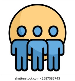 Team Icon Element For Design