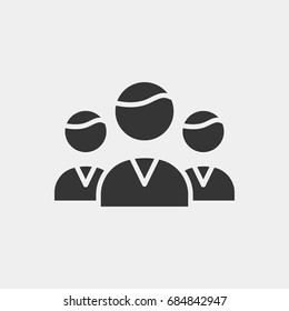 Team icon illustration isolated vector sign symbol