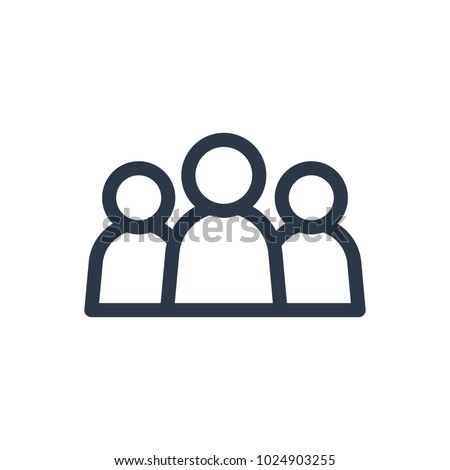 Team icon. Isolated group and team icon line style. Premium quality vector symbol drawing concept for your logo web mobile app UI design.
