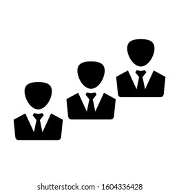 team icon isolated sign symbol vector illustration - Collection of high quality black style vector icons
