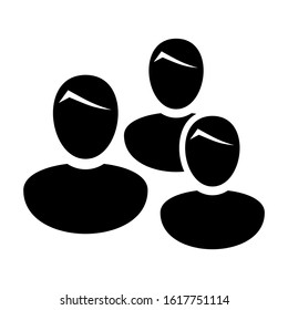 team icon isolated sign symbol vector illustration - high quality black style vector icons
