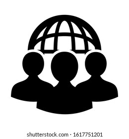 team icon isolated sign symbol vector illustration - high quality black style vector icons
