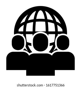 team icon isolated sign symbol vector illustration - high quality black style vector icons
