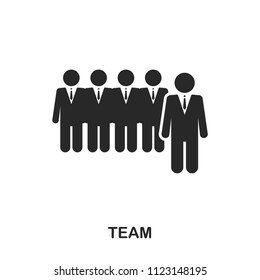 Team icon. Line style icon design. UI. Illustration of team icon. Pictogram isolated on white. Ready to use in web design, apps, software, print.