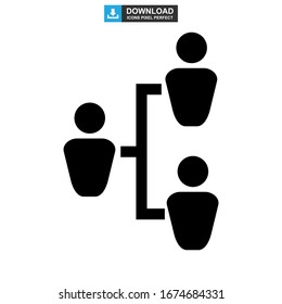 Icono de equipo o logotipo símbolo de signo aislado ilustración vectorial - iconos vectoriales de estilo negro de alta calidad
