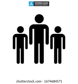 team icon or logo isolated sign symbol vector illustration - high quality black style vector icons
