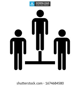 team icon or logo isolated sign symbol vector illustration - high quality black style vector icons
