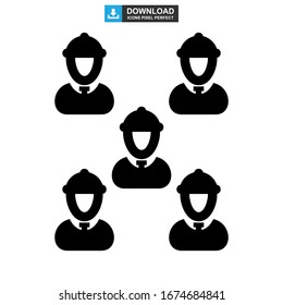 Icono de equipo o logotipo símbolo de signo aislado ilustración vectorial - iconos vectoriales de estilo negro de alta calidad
