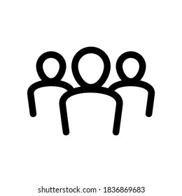 icono de equipo o logotipo símbolo de signo aislado ilustración vectorial - iconos vectoriales de estilo negro de alta calidad
