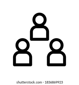 icono de equipo o logotipo símbolo de signo aislado ilustración vectorial - iconos vectoriales de estilo negro de alta calidad
