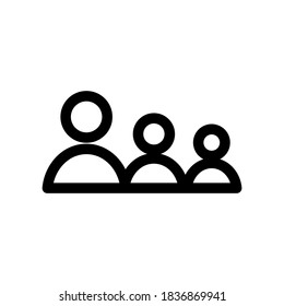 icono de equipo o logotipo símbolo de signo aislado ilustración vectorial - iconos vectoriales de estilo negro de alta calidad
