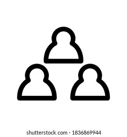 team icon or logo isolated sign symbol vector illustration - high quality black style vector icons
